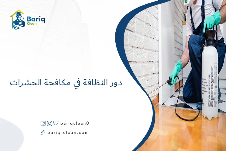 دور النظافة في مكافحة الحشرات