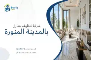 صالة منزل فخمة ونظيفة تعكس جودة خدمات شركة تنظيف منازل بالمدينة المنورة.