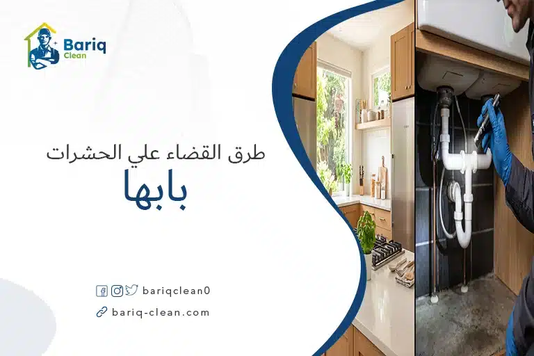فحص المطبخ واكتشاف أماكن اختباء الحشرات أسفل الأحواض وفي الشقوق باستخدام الكشاف